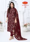 Aleena Vol 30 By Baalar Pure Cotton Printed Dress Material 